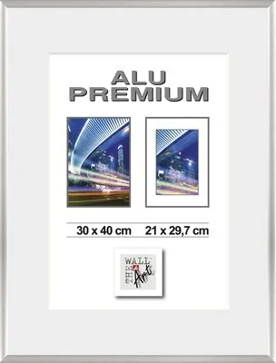 Produktbild von Bilderrahmen Alu Duo silber 30x40 cm