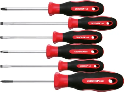Produktbild von GEDORE red R38002006 2K-Schraubendrehersatz PH+SL 6-teilig, 3301270