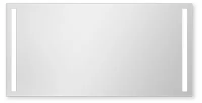 Produktbild von LED Badspiegel 140×70 cm, Aluminiumrahmen, Lichtfarbe neutralweiß, IP24