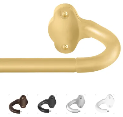 Produktbild von TVWOO Gardinenstangen, 1,6 cm Durchmesser, verstellbar, Verdunkelungsvorhangstan