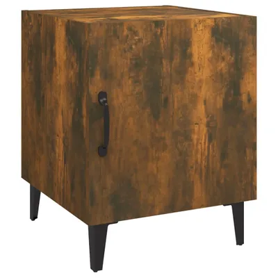 Produktbild von "im Sonderangebot"Nachttisch für Schlafzimmer - elegantes Design - Nachtkommode - Räuchereiche Holzwerkstoff - Nachttische & -schränke DEMöbel457763
