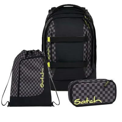 Produktbild von Satch Pack Dark Skate Schulrucksack Set 3tlg.