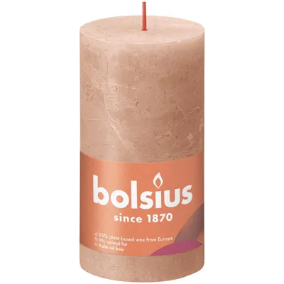 Produktbild von bolsius Stompkaars Creamy Caramel Ø68 mm - Hoogte 13 cm - Caramel - 60 branduren