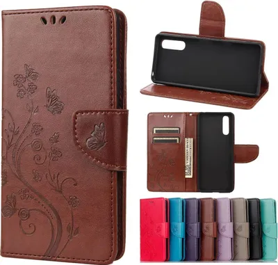 Produktbild von König Design Hülle kompatibel mit Sony Xperia 10 III Kunstleder Handyhülle - Handy Case Braun