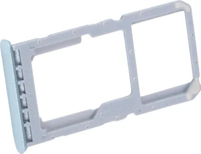Produktbild von Simkartenhalter passend für Oppo A96 (CPH2333), Nano-SIM + micro-SD Slot, Originalersatz, Blau
