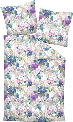 Produktbild von Janine Interlock Feinjersey Bettwäsche Carmen S in 135x200 + 80x80 cm 55116-09 multicolor