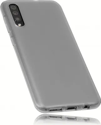 Produktbild von mumbi Hülle kompatibel mit Samsung Galaxy A50 Handy Case Handyhülle, transparent schwarz