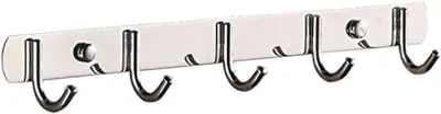 Image de Crochets pour porte-serviettes Saugnapf, dorés, 6*6*4,5 cm, supports pour serviettes de bain en acier inoxydable pour salle de bain, lot de 4, fixation sans perçage