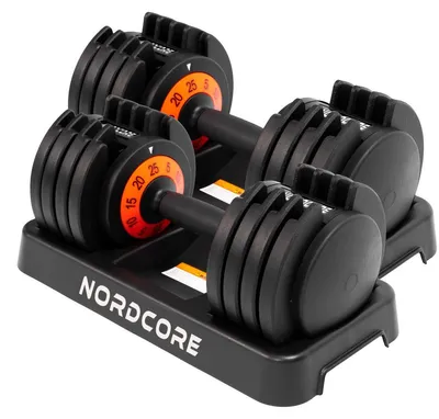 Image de Nordcore 2 x haltères courts réglables Core, 50kg