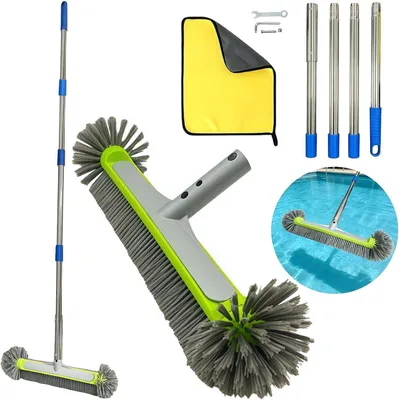 Produktbild von Poolbürste 160 cm, Teleskopstange, ultrabreit 43 cm, für Pool