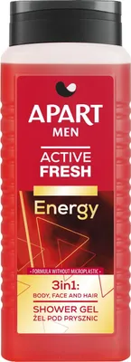 Obrázek produktu pro Apart Men Żel pod prysznic Energy 3w1, 500 ml