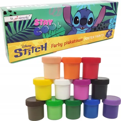 Zdjęcie produktu dla Farby 12 Plakatowe 20Ml Stitch