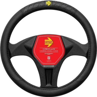 Obrázek produktu pro Potah volantu MOMO MOMLSWC0VIPBK Ø 38-39 cm