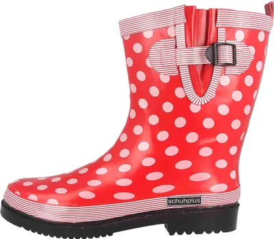 Produktbild von schuhplus Gummistiefel in Übergrößen Hellrot Dorin-k-Hellrot große Damenschuhe