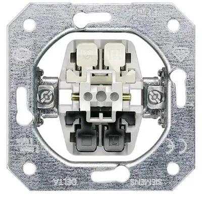 Zdjęcie produktu dla Siemens 5TD2123, Przyciskany przełącznik, Metal, Wielobarwny, IP20, 10 A, 32 mm