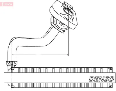 Produktbild von DENSO DEV09020 Verdampfer Klimaanlage Klimaverdampfer für OPEL Corsa D Schrägheck (S07) für FIAT GRANDE PUNTO (199) PUNTO EVO (199) PUNTO (199)