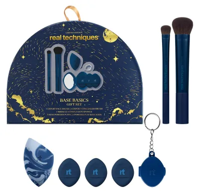 Image de Ensemble de démarrage Real Techniques, comprenant 7 essentiels pour le maquillage de base, avec applicateur