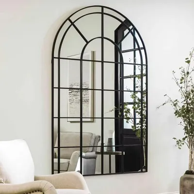 Produktbild von Milton & Oldbrook Wandspiegel 80 x 120 cm Malmo Schwarz
