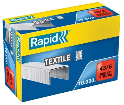 Produktbild von Rapid 24872200 Heftklammern 43/6mm Super Strong, 10000 Stück