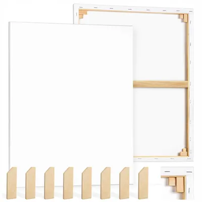 Produktbild von Ragi Grundierte Baumwoll-Malleinwand 50x70 cm Keilrahmen