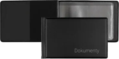 Produktbild von Kleine schwarze Dokumentenhülle – Biurfol