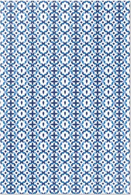 Produktbild von Spanisches dekoratives Mosaikmuster – Vinylteppich – 150x225 cm – Indoor Teppich – Flur – Pflegeleicht – Modern