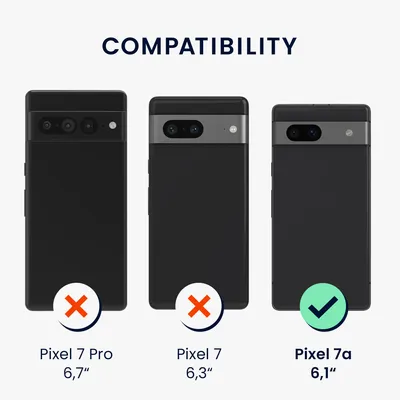 Produktbild von kwmobile Handyhülle für Google Pixel 7a Hülle, für Pixel 7a Case - Hülle Silikon - kabelloses Laden - Purple Cloud