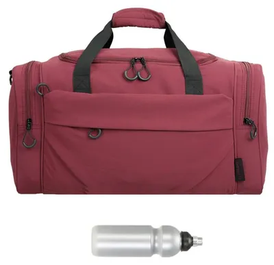 Produktbild von Sporttasche groß Herren Damen Saunatasche Reisetasche Tasche Elephant Porto Large 55 cm Tasche 3738 + Trinkflasche - Rot