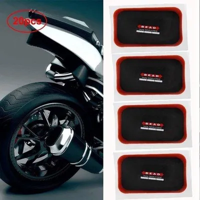 Obrázek produktu pro Sada na opravu pneumatik – univerzální – 10 kusů – 80 x 130 mm – Opravná sada – pro automobily a motocykly
