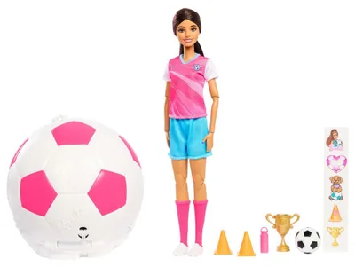Productafbeelding van Barbie JMK20, Fashionpopp, voor meisjes, vanaf 5 jaar, geschikt voor jongens en meisjes, 165 mm, meerkleurig