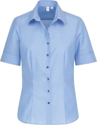 Produktbild von Seidensticker Damen Bluse kurzarm 080605 light blue 42