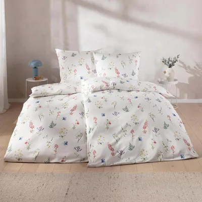 Produktbild von Estella Mako Interlock Jersey Bettwäsche Verna multicolor 135x200 cm + 80x80 cm