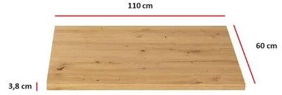Produktbild von Küchen Arbeitsplatte 110cm 38 mm Küchenzeile Küchenblock Eiche Artisan Eko Stilo