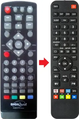 Produktbild von Fernbedienung geeignet für DIGIQUEST DG3300-PVR