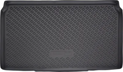 Produktbild von NORM LINERS | Gummi-Kofferraumwanne Kofferraumschale Fahrzeugspezifisch Für Opel Corsa F Hatchback 2019, Antirutsch, Passgenau, mit Hoher Rand 2cm Kofferraum-Schutzmatte, Aufrollbar, Schwarz