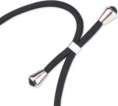 Produktbild von Handy Hülle mit Band Schutzhülle Handykette Seil Silikon Handy Tasche mit Schnur Apple iPhone 11 Schwarz