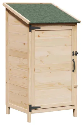 Produktbild von vidaXL Garten Shed Natur 59 x 56 x 113,5 cm Holzwerkstoff