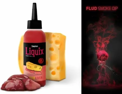Produktbild von DELPHIN Fluo dip D SNAX, Käse-Leber, Lockmittel, 101003540