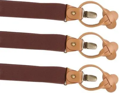 Immagine prodotto di Karlowsky, bretelle Urban-Classic, color marrone chiaro - taglia unica