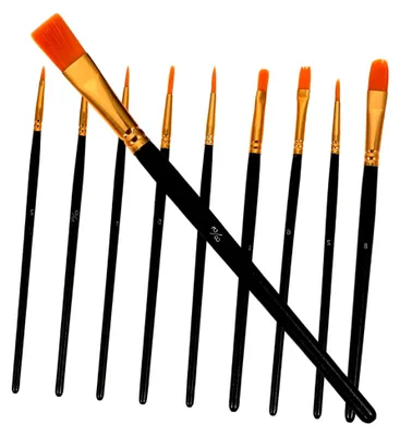 Produktbild von Nylon-malpinsel Ölmalpinsel Bastelpinsel Tragbarer Malpinsel Malwerkzeuge Aquarellpinsel Ölfarbe Aquarellpinsel-Set Nylon-pinselset für Künstlerfarben und Aquarellfarben