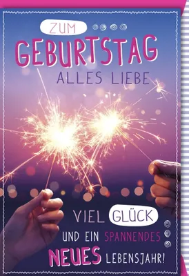 Produktbild von A - 51GD1983 - Grußkarte mit Umschlag - Format: 11,5 x 17 cm - "Geburt