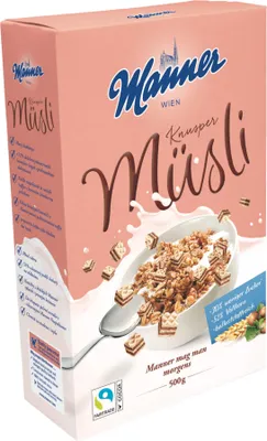 Obrázek produktu pro Křupavé müsli Manner 500g