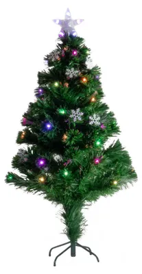 Immagine prodotto di Albero di Natale artificiale con luci e stella, 120 cm