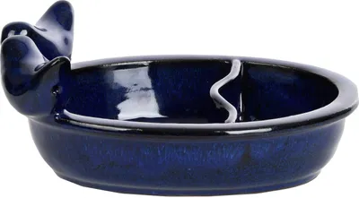 Produktbild von Stilvoll und funktional: Unsere 2 in1 Keramik-Futter- und Trinkschalen. Blau