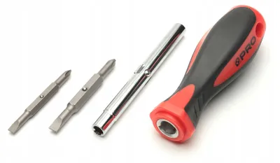 Produktbild von Pro 6-in-1 Schraubendreher-Set CRV Stahl Magnetspitze
