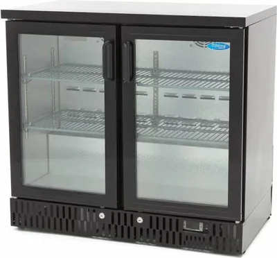 Produktbild von Maxima - Gastro Getränke Kühlschrank - 2 Scharnier -Türen - 4 verstellbare Regale