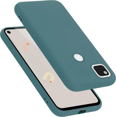 Produktbild von Cadorabo Hülle für Google PIXEL 4A 5G Hülle Silikon Handyhülle Case aus flüssigem Silikon, Kratzfeste und stoßfeste Schutzhülle für Google PIXEL 4A 5G