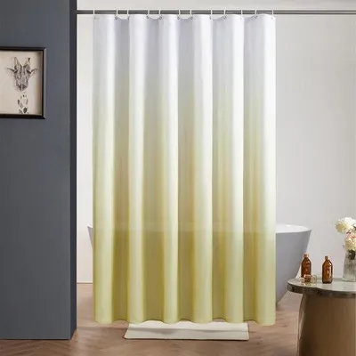 Immagine prodotto di Portasciugamani da appendere, in poliestere, impermeabile, lavabile, per il bagno, con 12 ganci, dal bianco al tortora, 180 x 200 cm