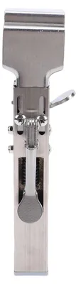 Image de Pince de fixation pour façades de tiroirs, en acier inoxydable, réglable, pour une installation rapide. Fixation pour panneaux de meubles, 1 pièce