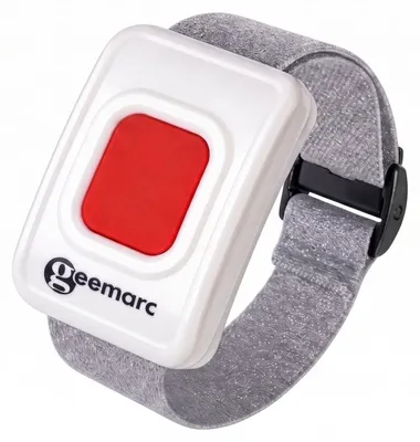 Produktbild von Geemarc, Notrufarmband für Senioren Geemarc CL9000 mit SOS-Taste LED, Grau